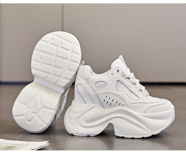 Damen Trendige Chunky Sneakers Drune