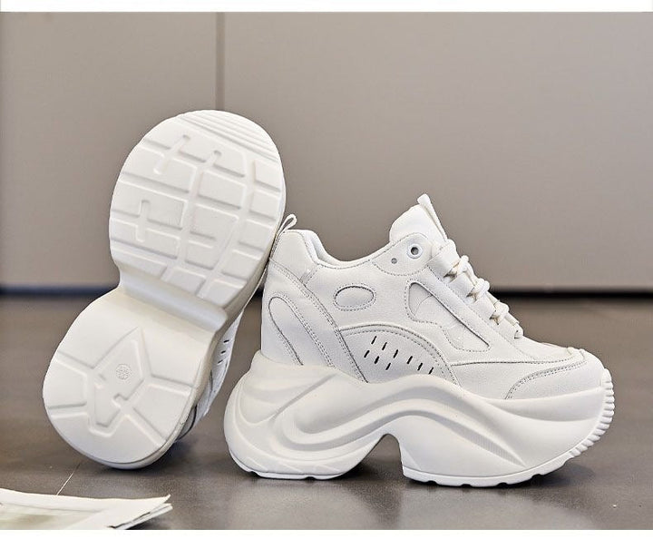 Damen Trendige Chunky Sneakers Drune