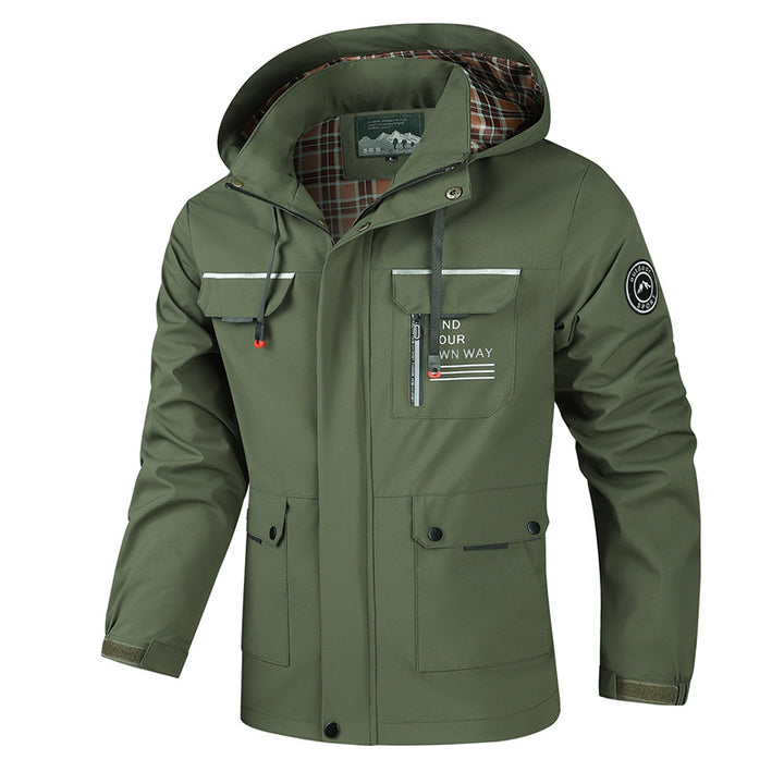Herren Wetterfeste multifunktionale Jacke Drune