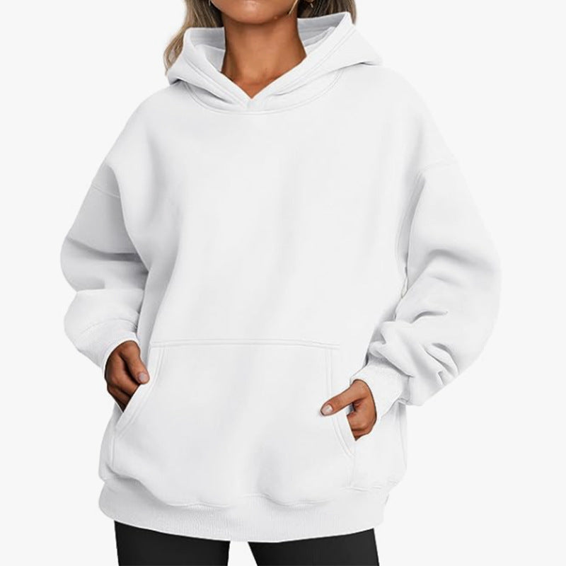 Damen bequemer Kapuzenpullover Drune
