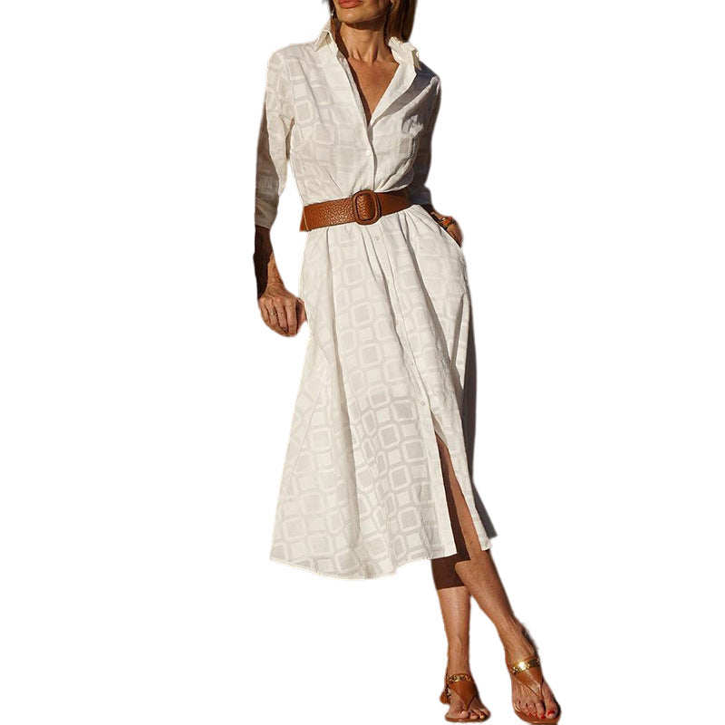 Damen Hemdkleid Drune