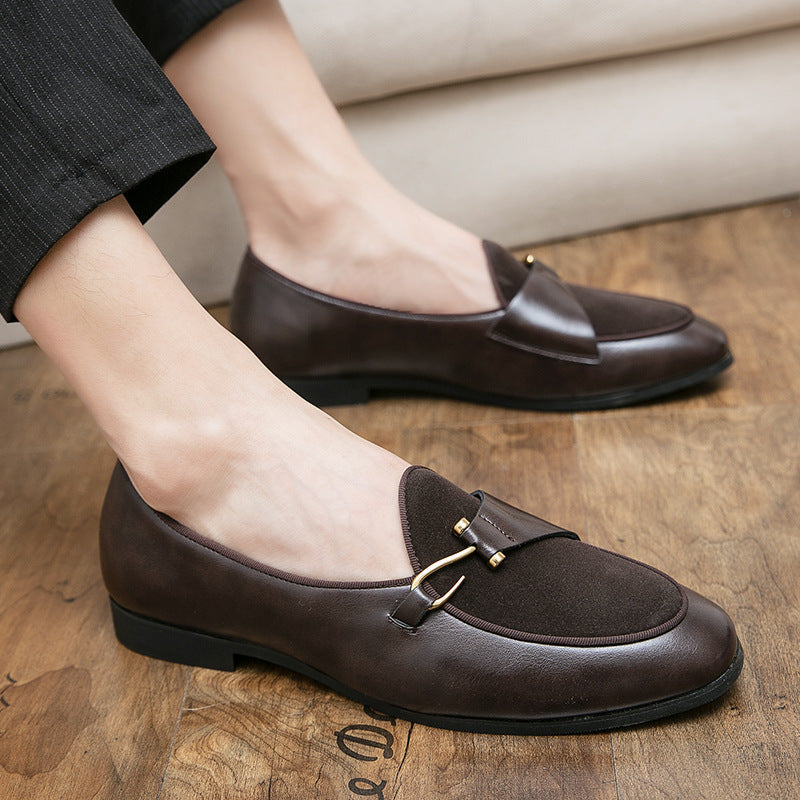 Herren Elegante Mokassins mit modischem Schnallen-Design Drune