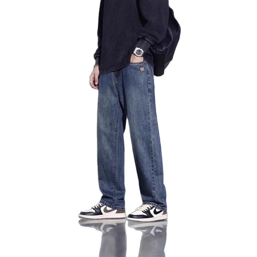 Herren Bequeme Weitgeschnittene Jeans Drune