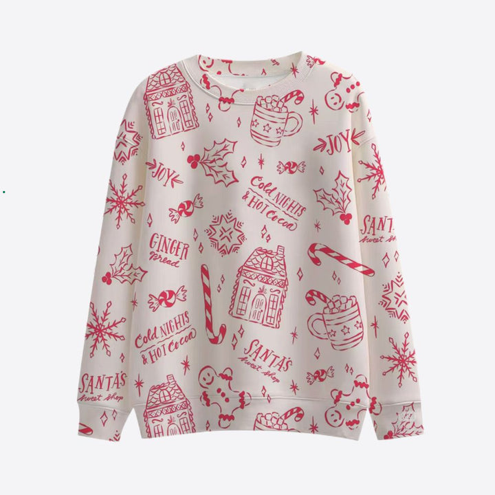Damen Lustiger Sweatshirt mit einzigartigem Tiermotiv Drune
