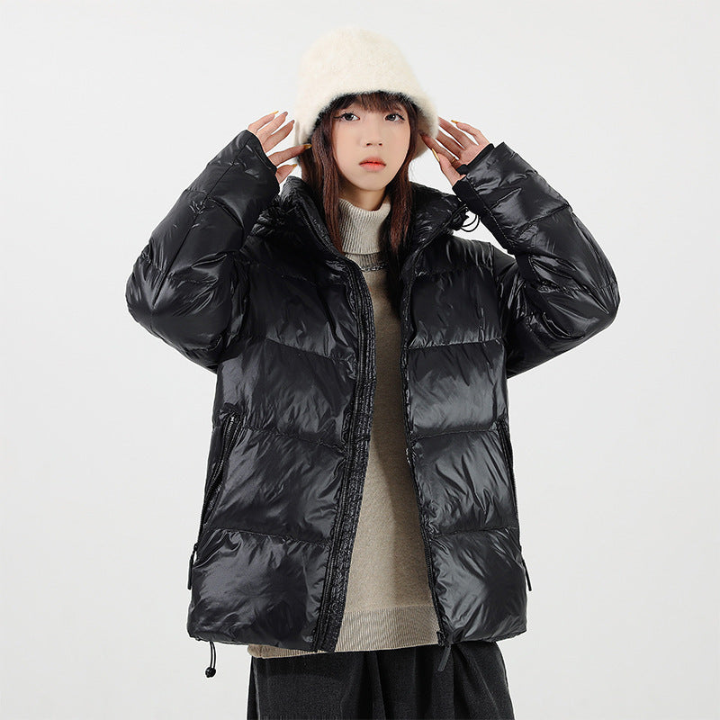 Unisex Wattierte Kapuzenjacke mit Thermo-Isolierung und verstellbarem Saum Drune