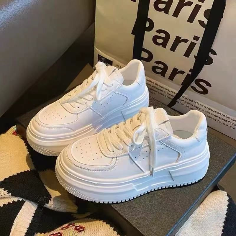 Damen Chunky Sneakers mit dämpfender Plattform und atmungsaktiver Oberflächenstruktur Drune