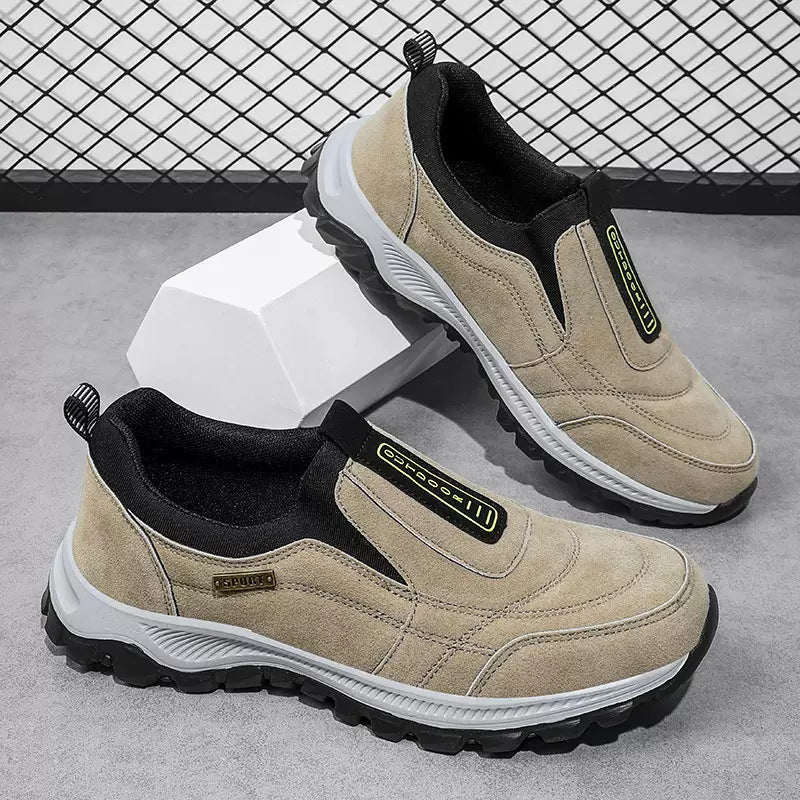 Damen Freizeit Slip-On Sneakers mit atmungsaktivem Obermaterial und rutschfester Sohle Drune