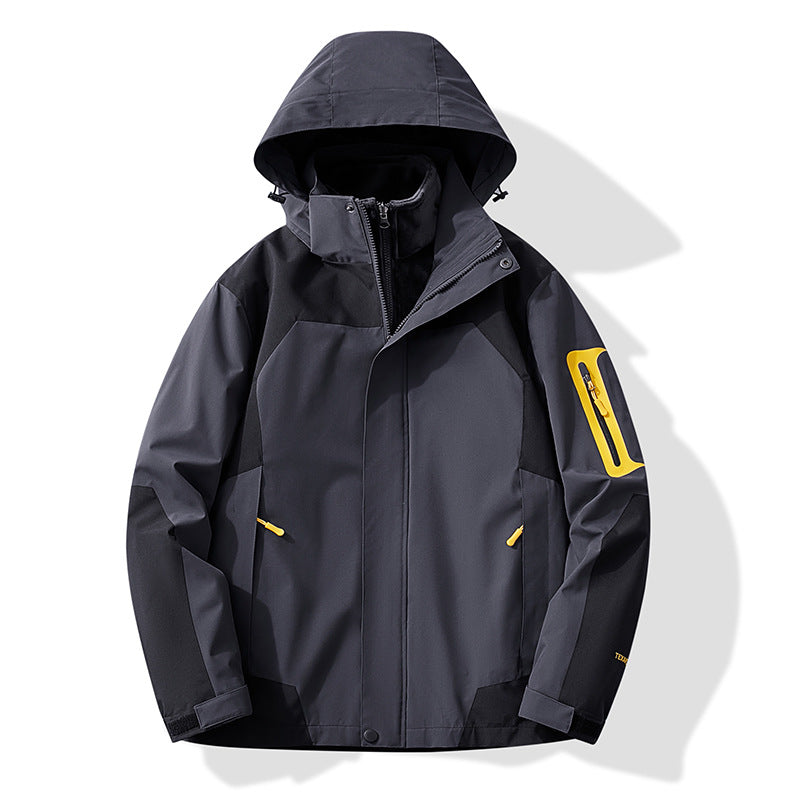 Damen Multifunktionale Trekking-Softshelljacke mit herausnehmbarer Fleece‑Innenlage und Kapuze Drune