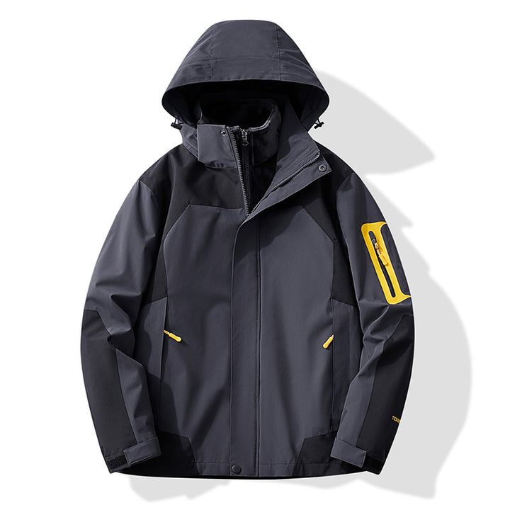 Damen Multifunktionale Trekking-Softshelljacke mit herausnehmbarer Fleece‑Innenlage und Kapuze Drune