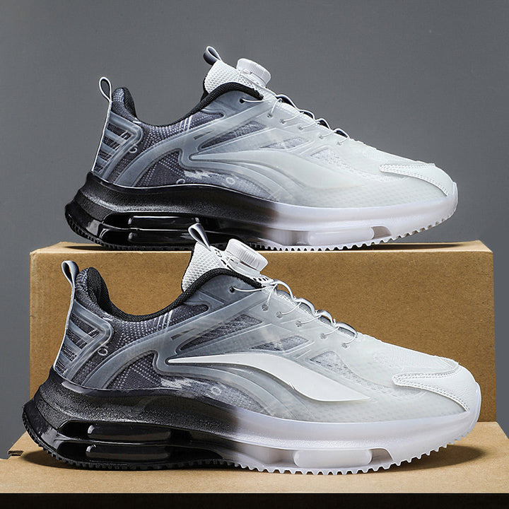 Unisex luftgepolsterte Hybrid-Sneaker mit transluzenter Hohlkammer-Zwischensohle und Drehverschluss Drune