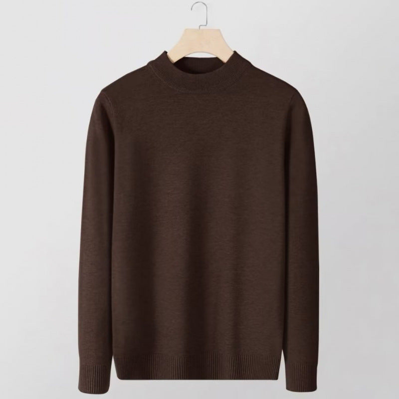 Damen Feinstrick-Stehkragenpullover aus Baumwollmix mit gerippten Bündchen Drune