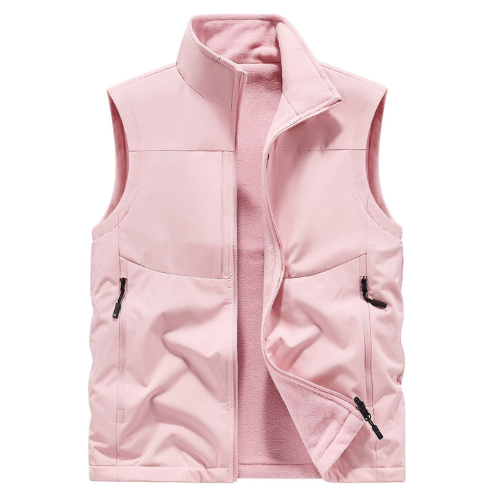 Damen Bequeme Fleece-Weste Drune