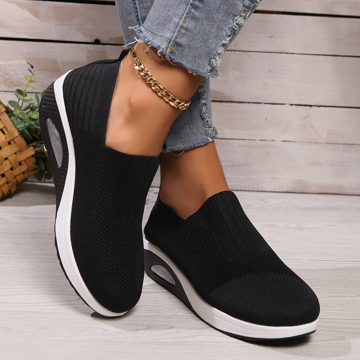 Damen Luftpolster Slipper Sneaker Drune