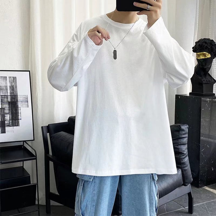 Damen Lässiges Oversized Langarmshirt Drune