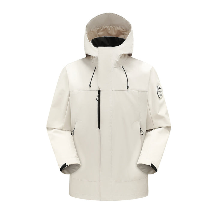 Unisex Wetterschutz-Parka mit verschweißten Nähten und verstellbarer Kapuze Drune