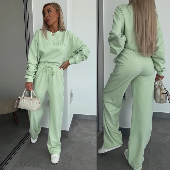 Damen stylischer Freizeitanzug mit modernem Schnitt und lässigen Details Drune
