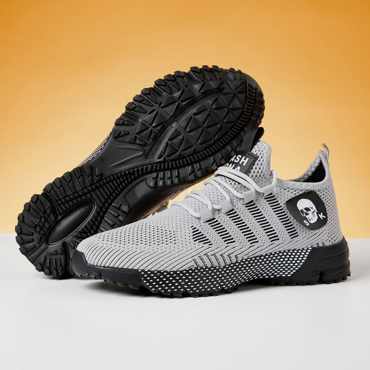 Herren Strick-Sockensneaker mit robuster Trail-Profilsohle und gepolstertem Komfortfußbett Drune