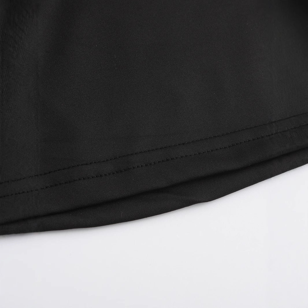 Damen Crop-T-Shirt mit fröhlichem Kirschmotiv Drune
