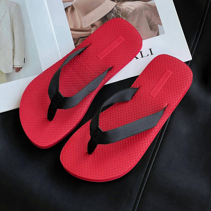 Damen Bequeme Zehentrenner-Sandalen mit rutschfester Sohle Drune