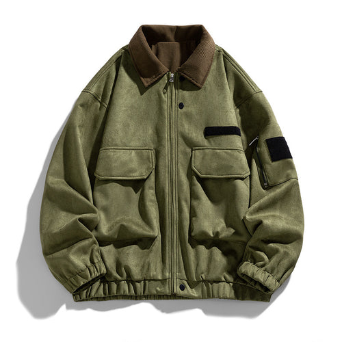 Herren Modische und vielseitige Utility-Jacke Drune