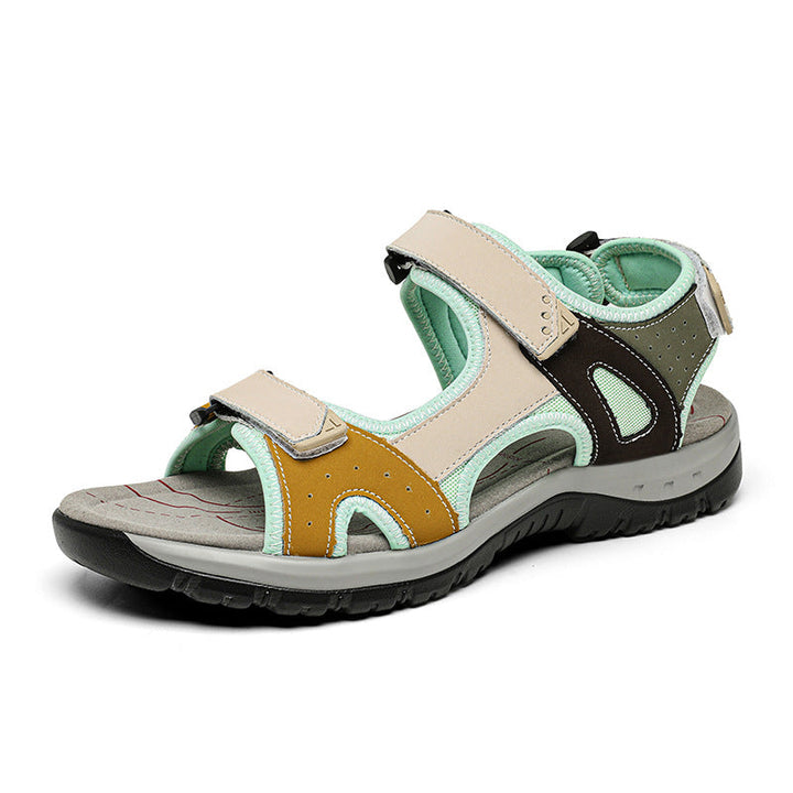 Damen Sportliche Freizeitsandalen mit verstellbaren Riemen und rutschfester Sohle Drune