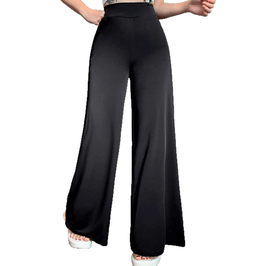 Damen Hochtaillierte Palazzo-Hose Drune