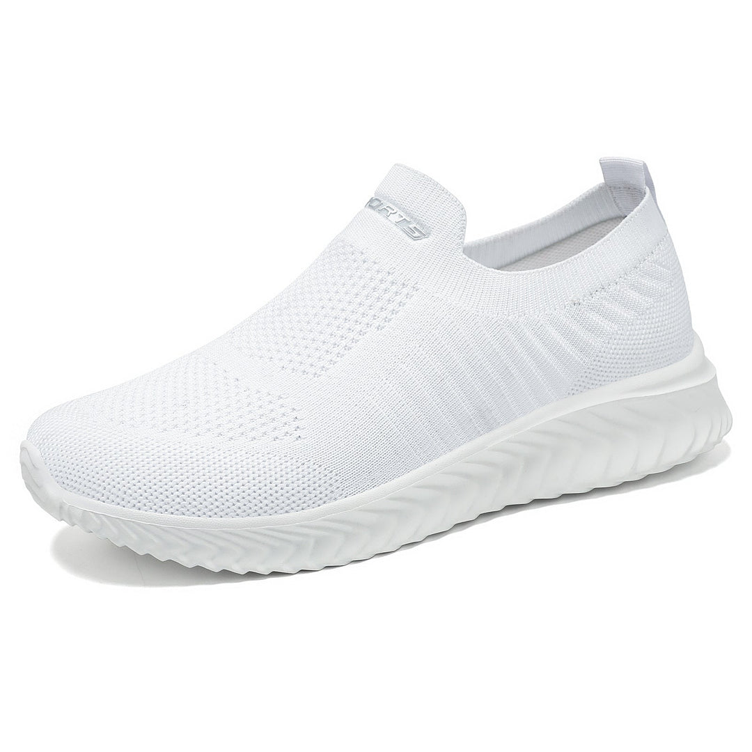 Damen Luftige Slip-On Sneakers mit flexiblem Strickoberteil Drune