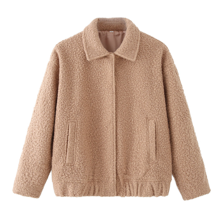 Damen kuschelige Übergangsjacke Drune