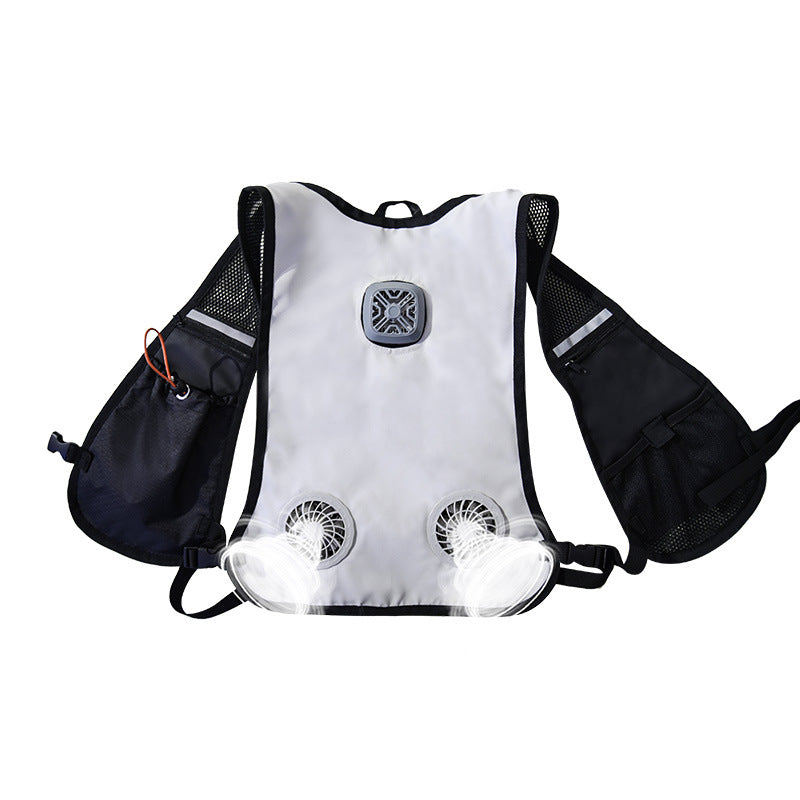 Unisex nan leichte kühlende Jacke mit integrierter Ventilator-Technologie und Kapuze Drune