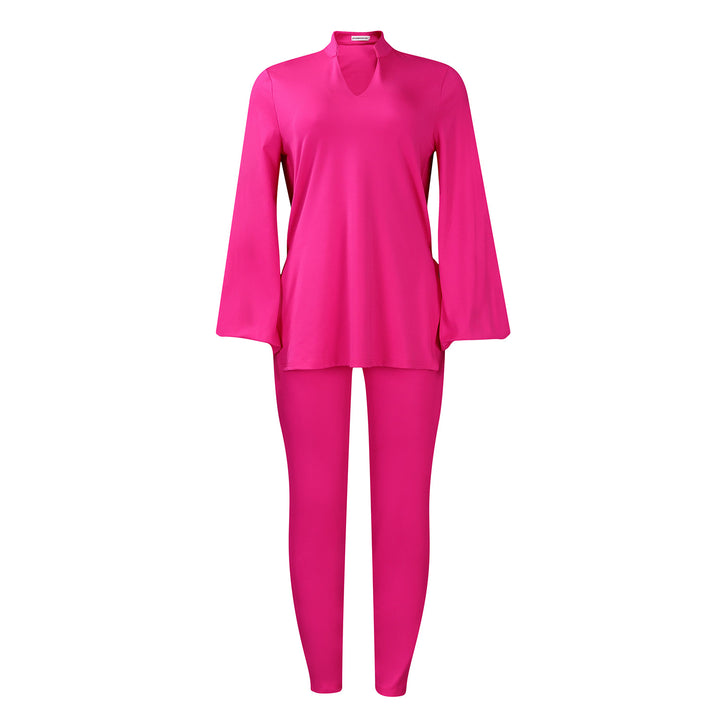 Damen elegantes Lounge-Set mit langen Ärmeln Drune