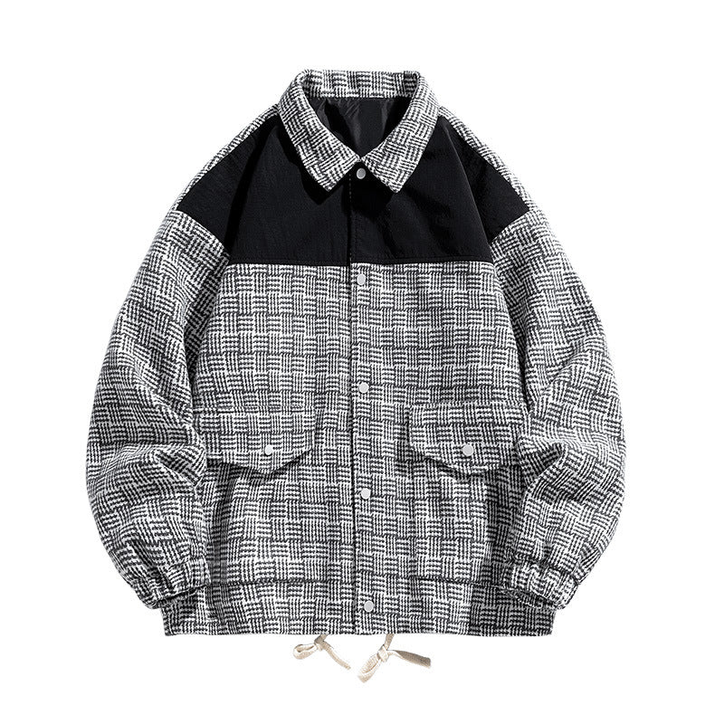 Herren Übergroße Utility-Jacke Drune