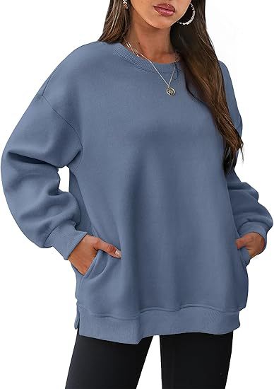 Damen lässiger Oversized Sweatshirt Drune
