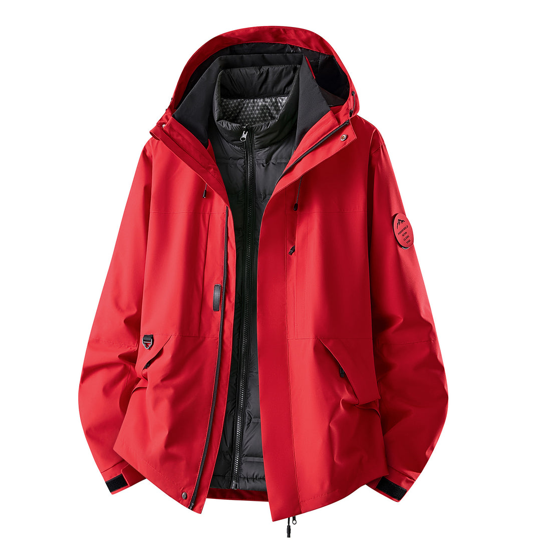 Damen Multifunktionale Outdoorjacke mit herausnehmbarer Stepp-Innenjacke Drune
