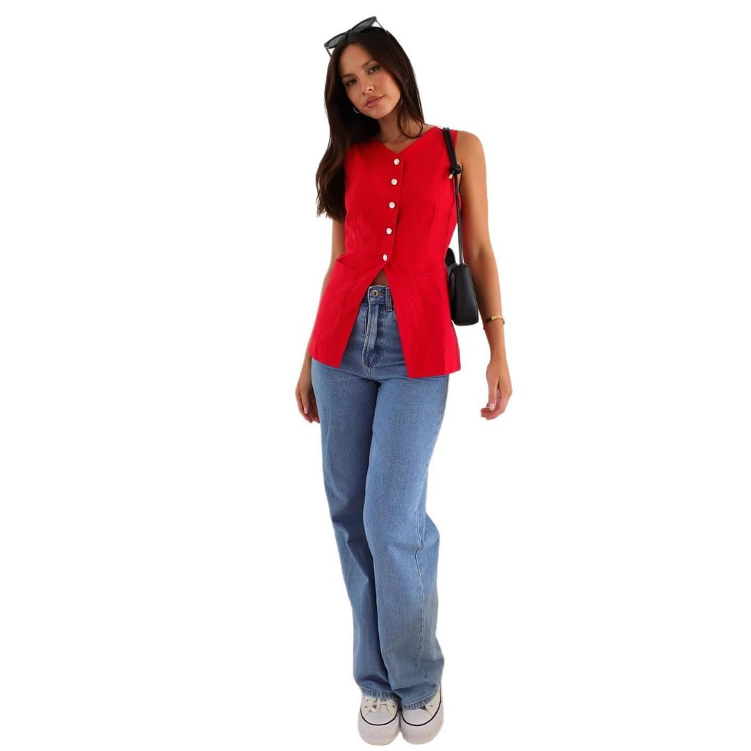 Damen elegante Peplum-Bluse Drune