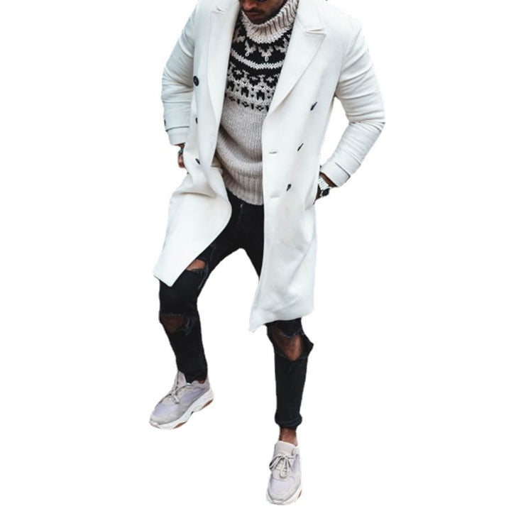 Herren eleganter Langmantel Drune