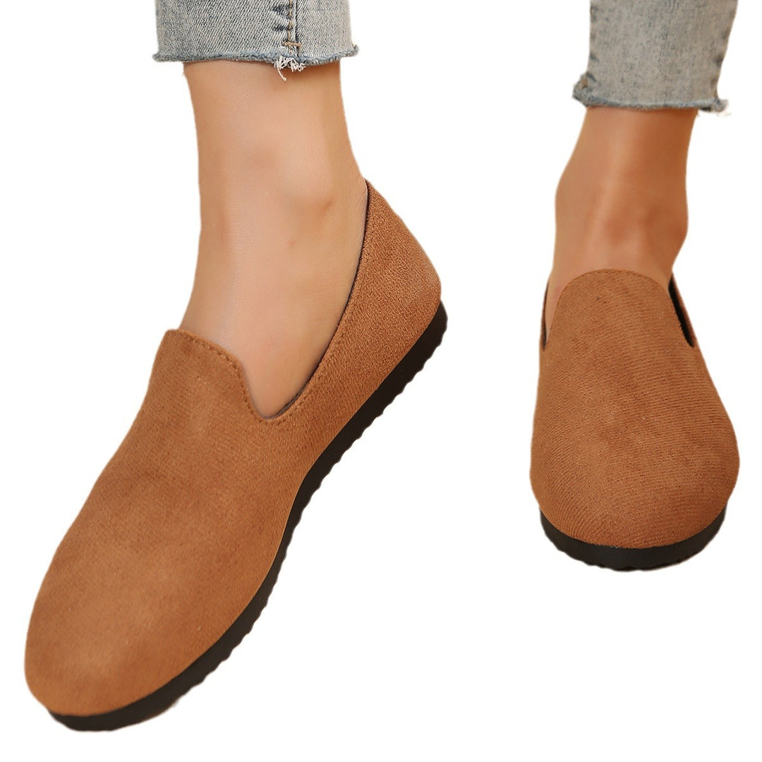 Damen Slip-On Freizeit Slipper mit bequemer Fußbett Drune
