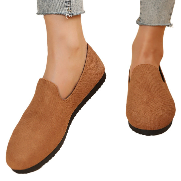 Damen Slip-On Freizeit Slipper mit bequemer Fußbett Drune