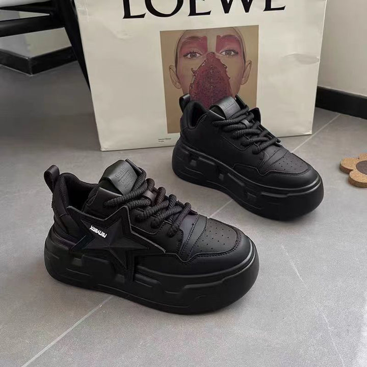 Damen Sportliche Sneakers mit strukturiertem Obermaterial und dämpfender Sohle Drune
