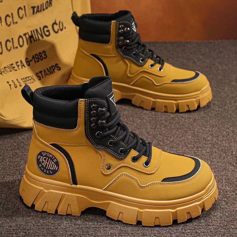 Damen Sportliche Hikingstiefel mit robustem Profil und verstärktem Knöchelschutz Drune