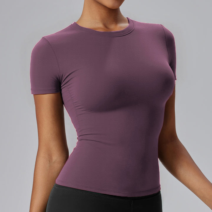 Damen Hochwertiges Fitness-T-Shirt mit elastischer Passform und atmungsaktiven Eigenschaften Drune
