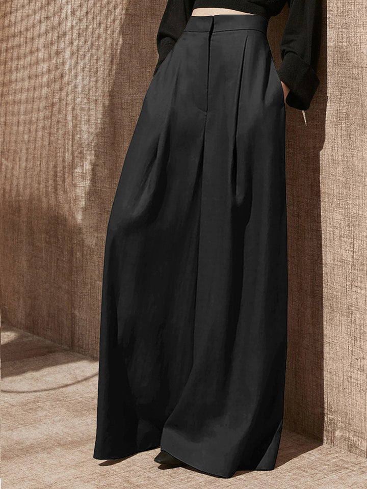 Damen Weite Leinenhose Drune