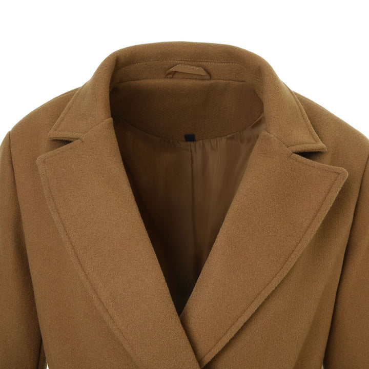 Damen Eleganter und zeitloser Wickelmantel Drune