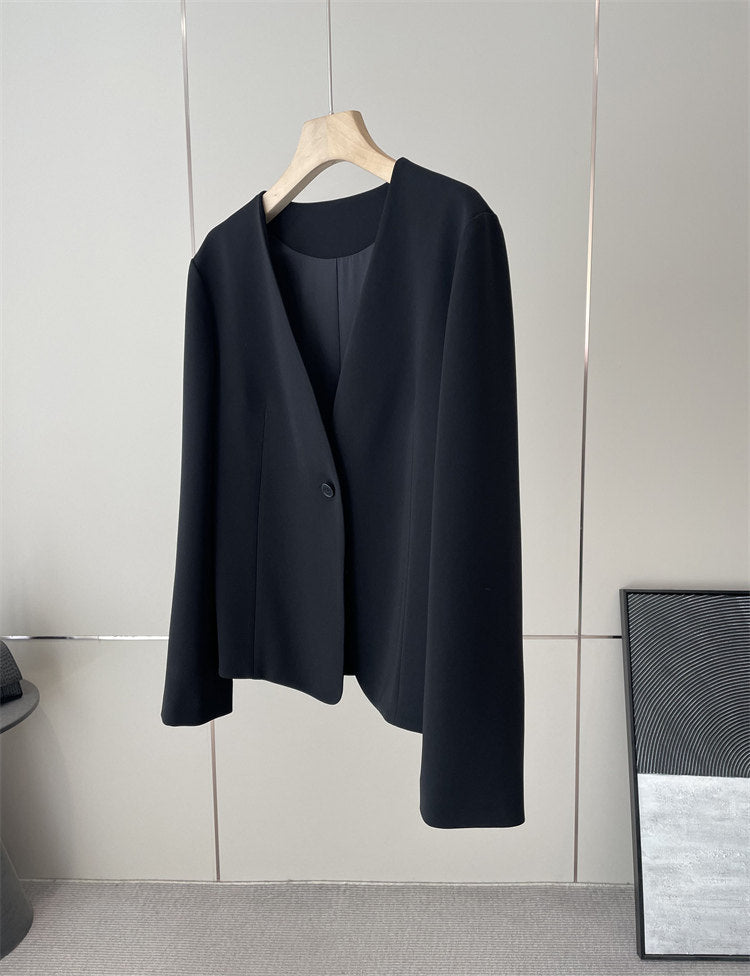 Damen Modischer Oversized-Blazer Drune