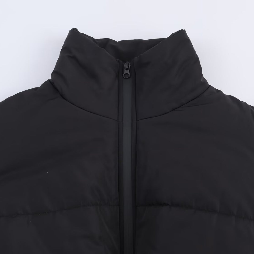 Damen Übergangs-Steppjacke mit hohem Kragen und dekorativem Reißverschluss Drune