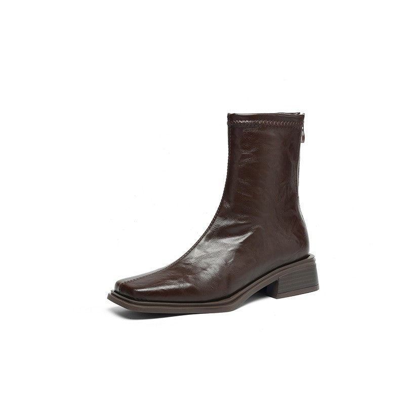 Damen Modische Ankle-Stiefeletten Drune