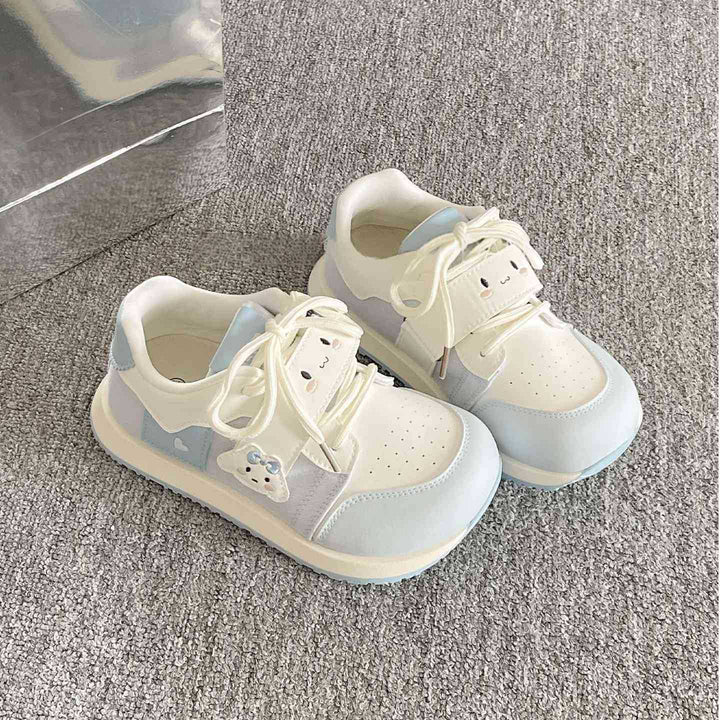 Damen Sportliche Sneakers mit niedlichen Tiermotiven und komfortabler Sohle Drune