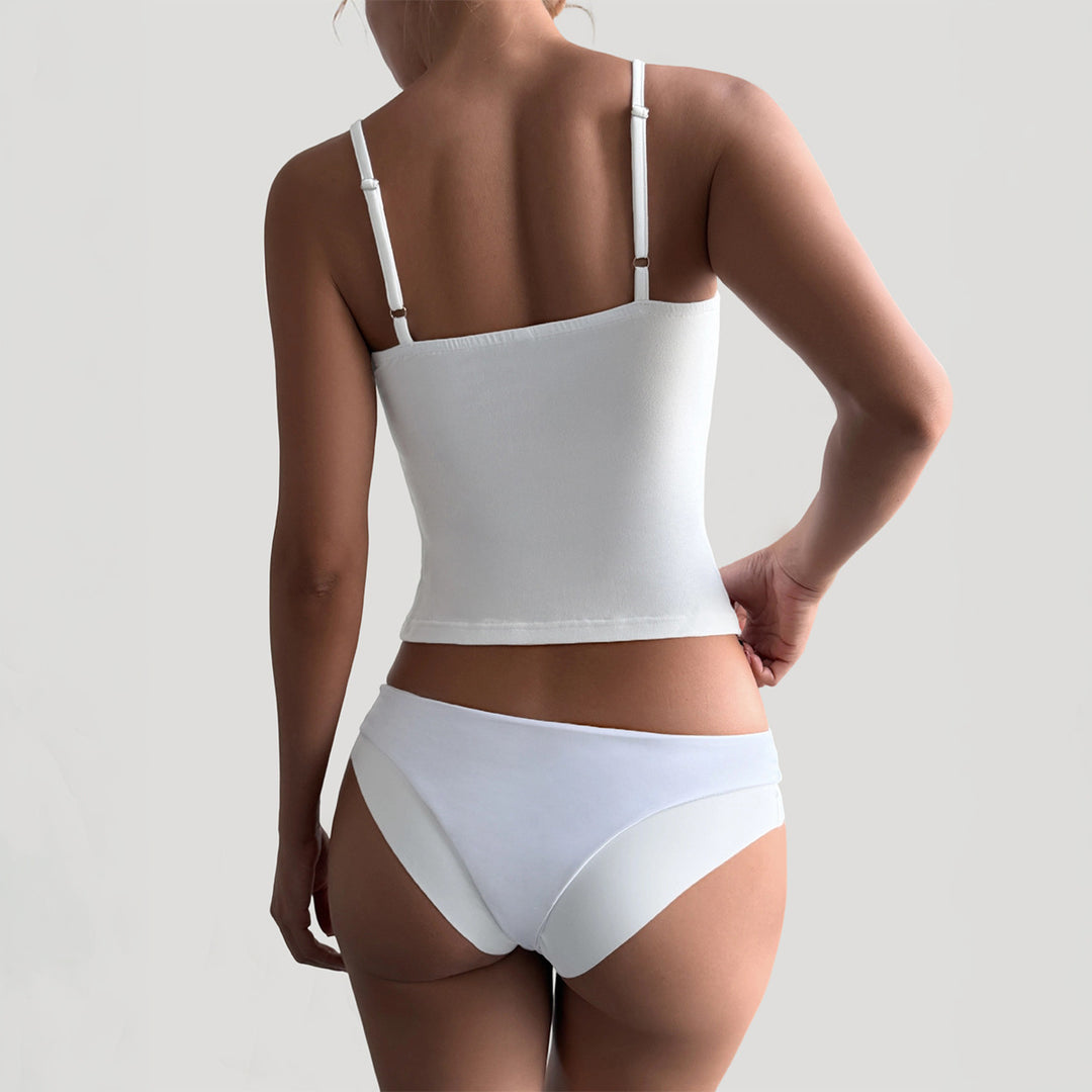 Damen Trägershirt mit körperbetontem Schnitt und feinem Material Drune