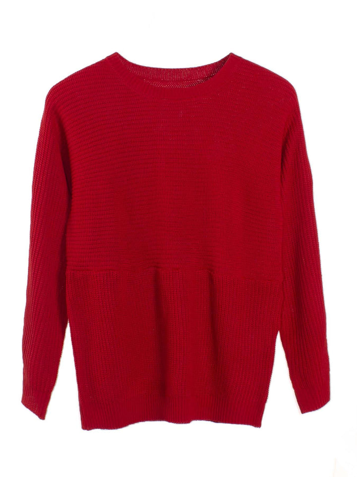 Damen Grobstrick Pullover mit lässigem Schnitt und atmungsaktiver Textur Drune