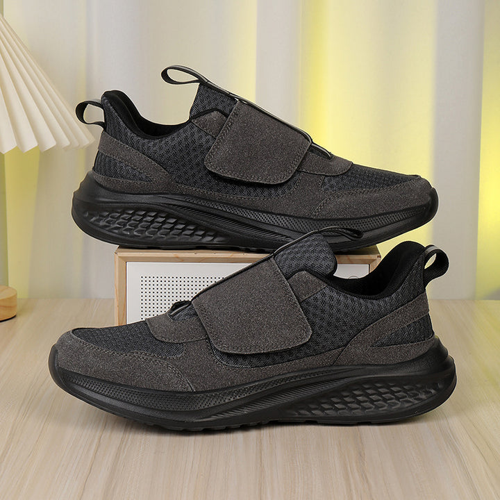 Herren nan urbaner Slip-On-Sneaker mit Klett-Frontverschluss, elastischem Zugsystem und mehrschichtiger Dämpfung Drune