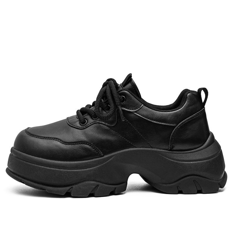 Damen urbane Plateau‑Chunky‑Sneaker mit extra hoher Dämpfung, gepolstertem Knöchelkragen und griffiger Offroad‑Profilsohle Drune